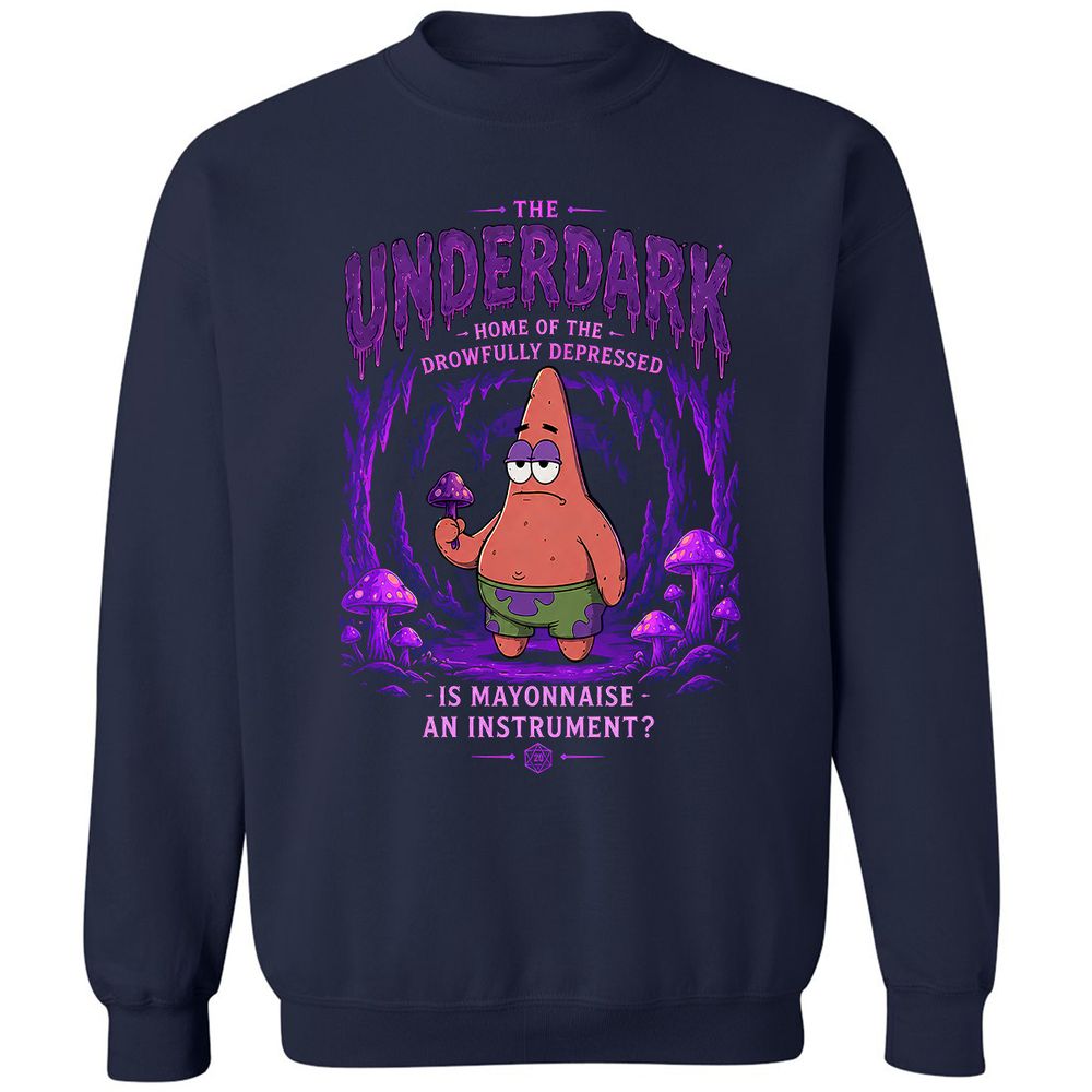 The Underdark Classic Unisex Sweatshirt - Navy - 2