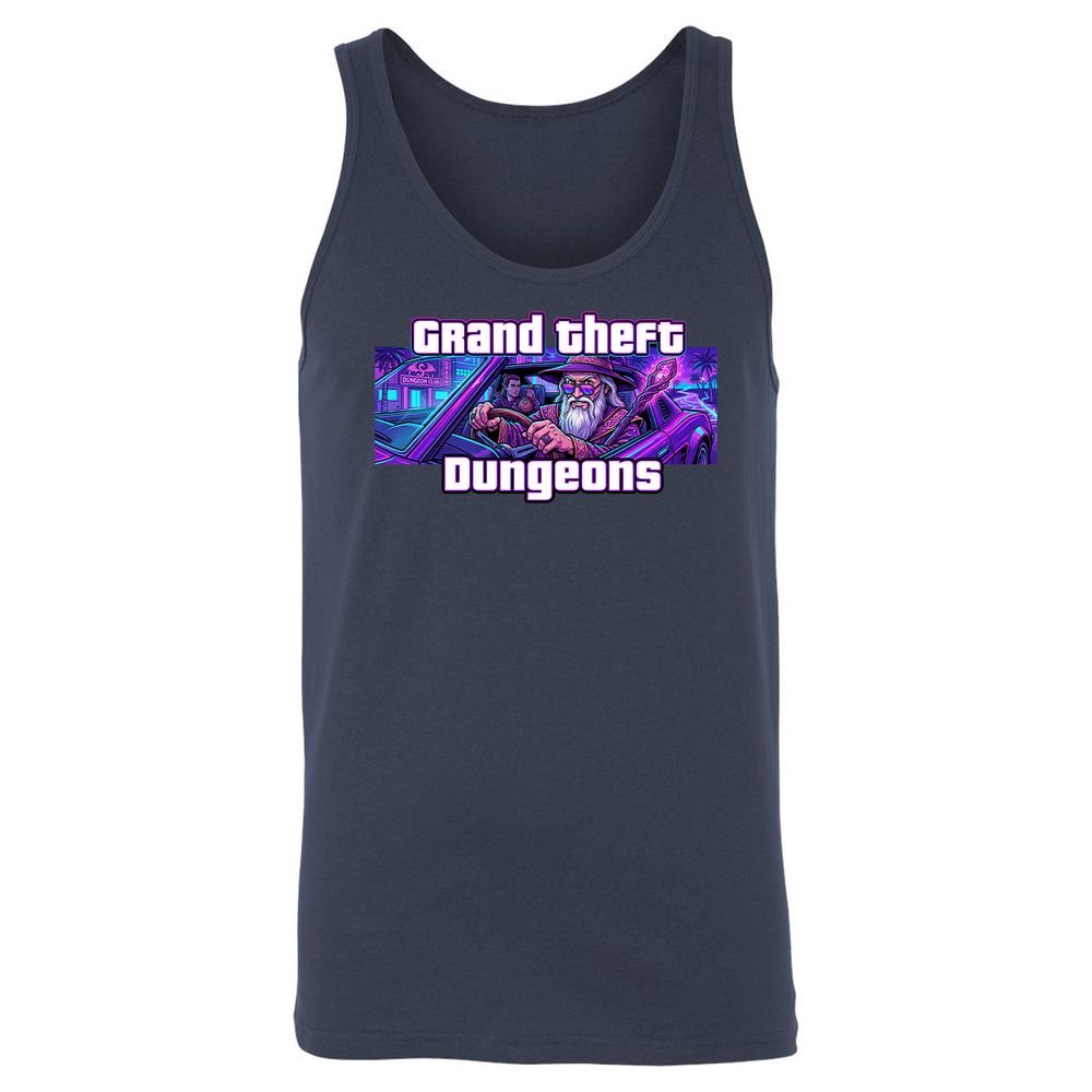 Grand Theft Dungeons Miami - Navy - 2