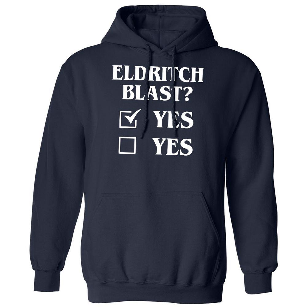 Eldritch Blast Yes Classic Unisex Hoodie - Navy - 2