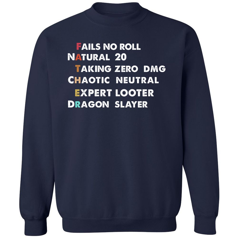Father D&D Classic Unisex Sweatshirt - Navy - 2