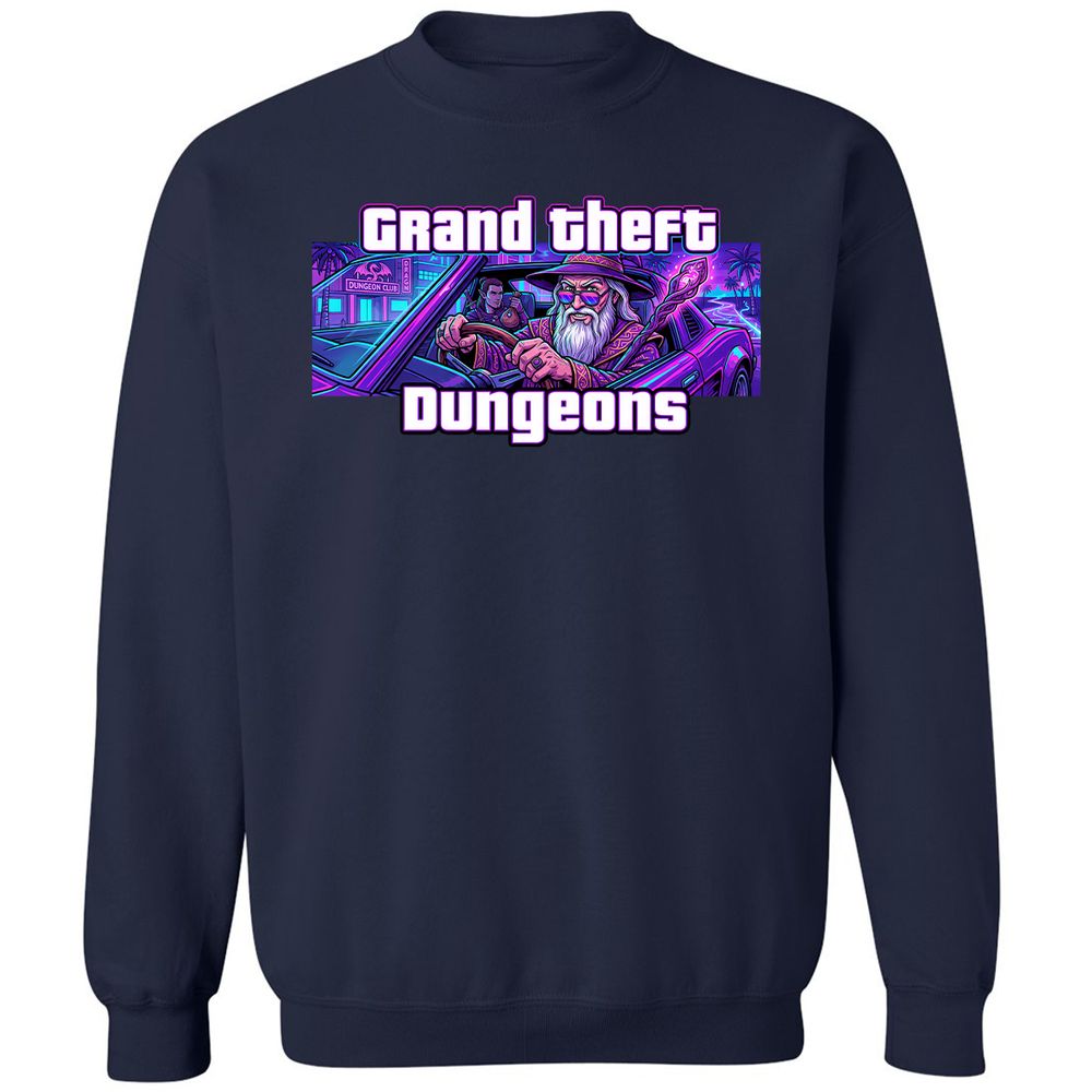 Grand Theft Dungeons Miami - Navy - 2