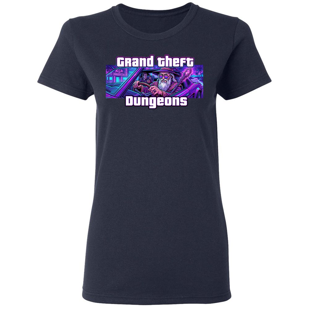 Grand Theft Dungeons Miami - Navy - 2