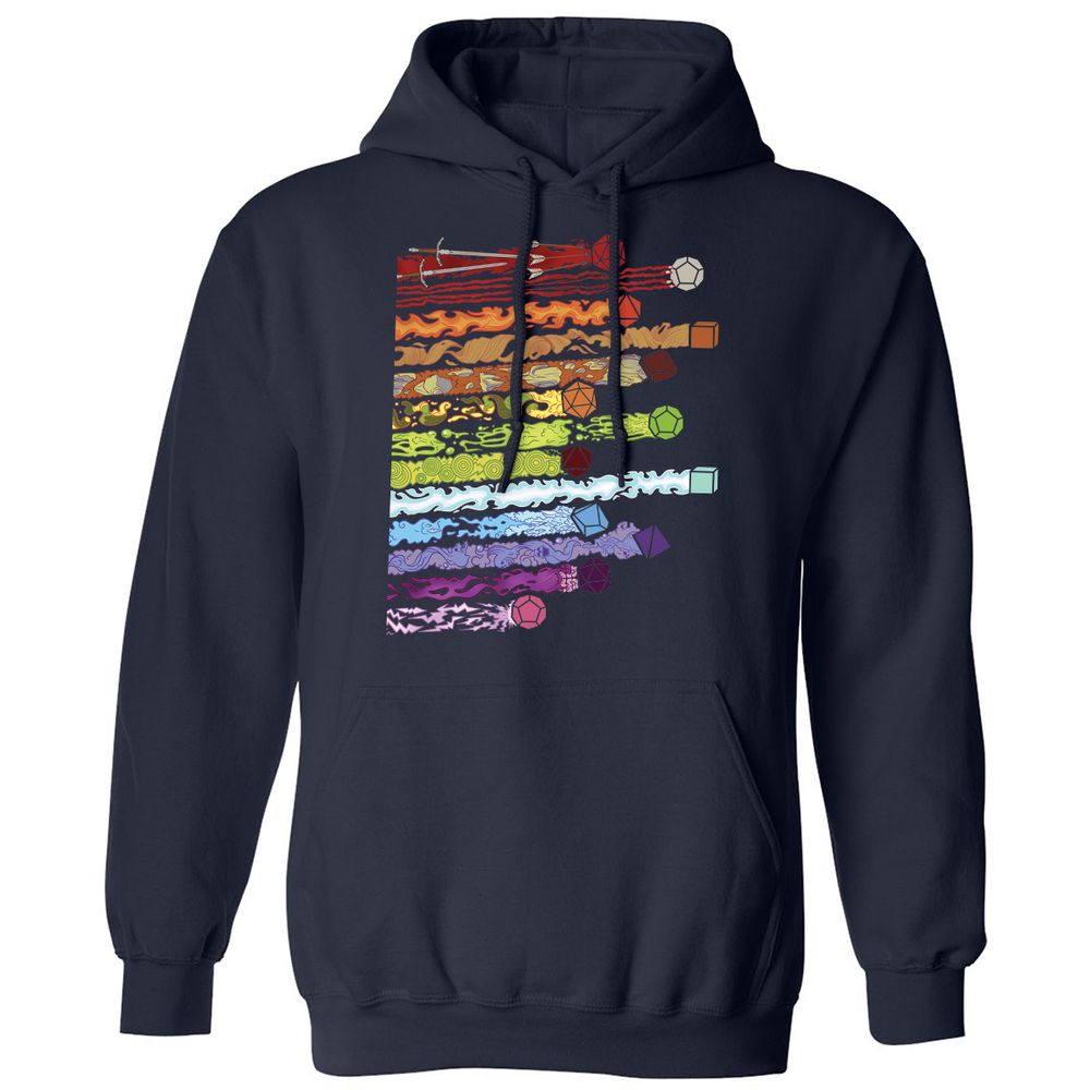 Damage Dices Classic Unisex Hoodie - Navy - 2