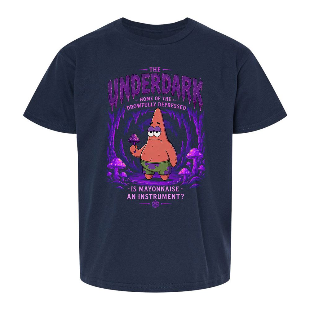 The Underdark Kids T-Shirt - Navy - 2