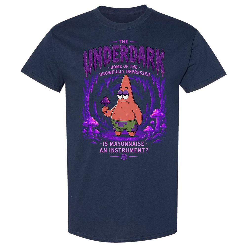 The Underdark Classic Unisex T-Shirt - Navy - 2