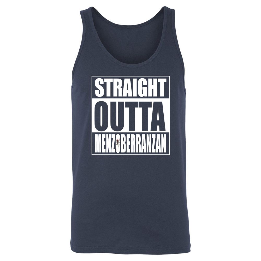 Straight Outta Menzoberranzan Unisex Jersey Tank - Navy - 2