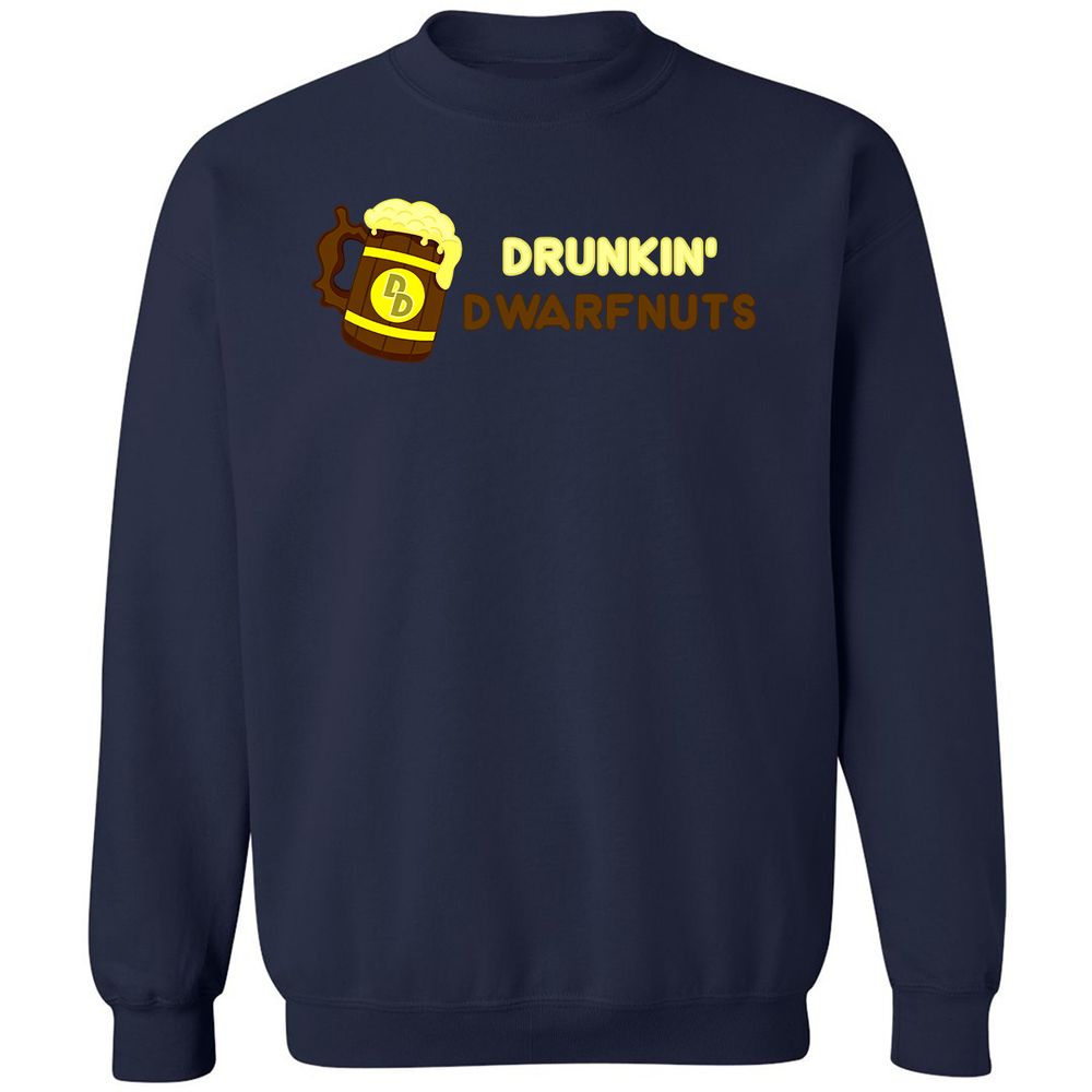 Drunkin' Dwartnuts Classic Unisex Sweatshirt - Navy - 2