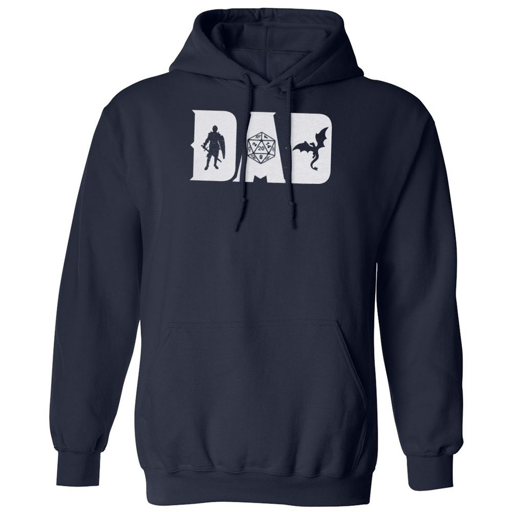 Dad Fathers Day Classic Unisex Hoodie - Navy - 2