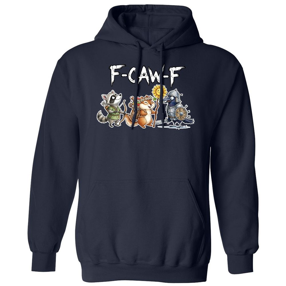 F-CAW-F Adventuring party Classic Unisex Hoodie - Navy - 2