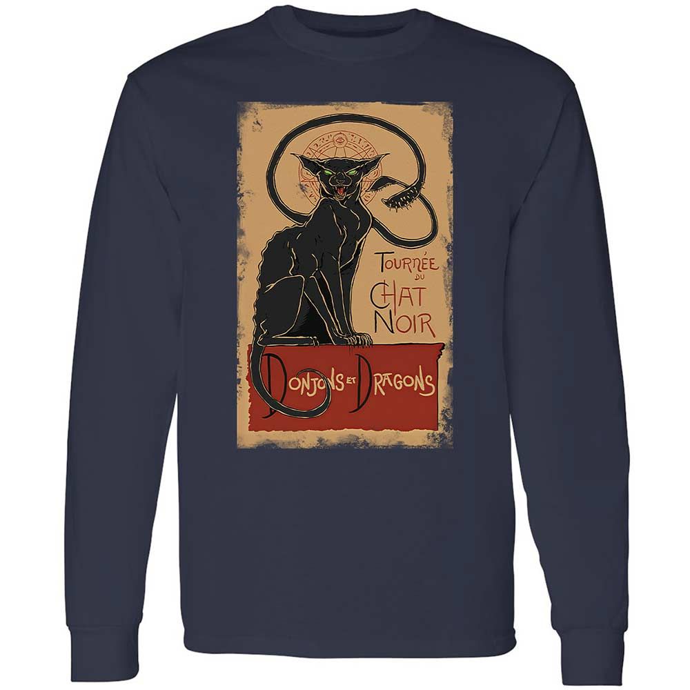 Tournee Du Chat Noir Long Sleeve T-Shirt - Navy - 2
