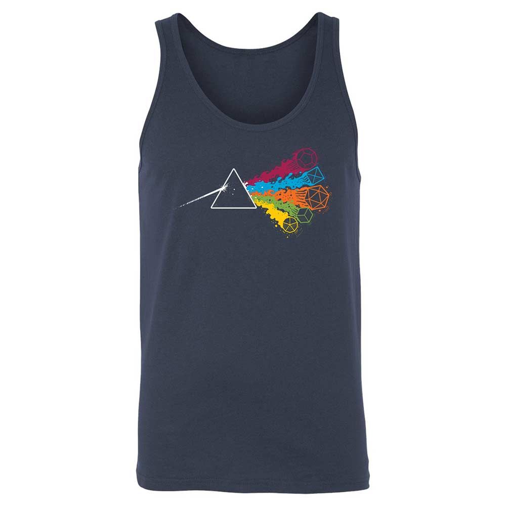 Dark Side Of The Dices Unisex Jersey Tank - Navy - 2