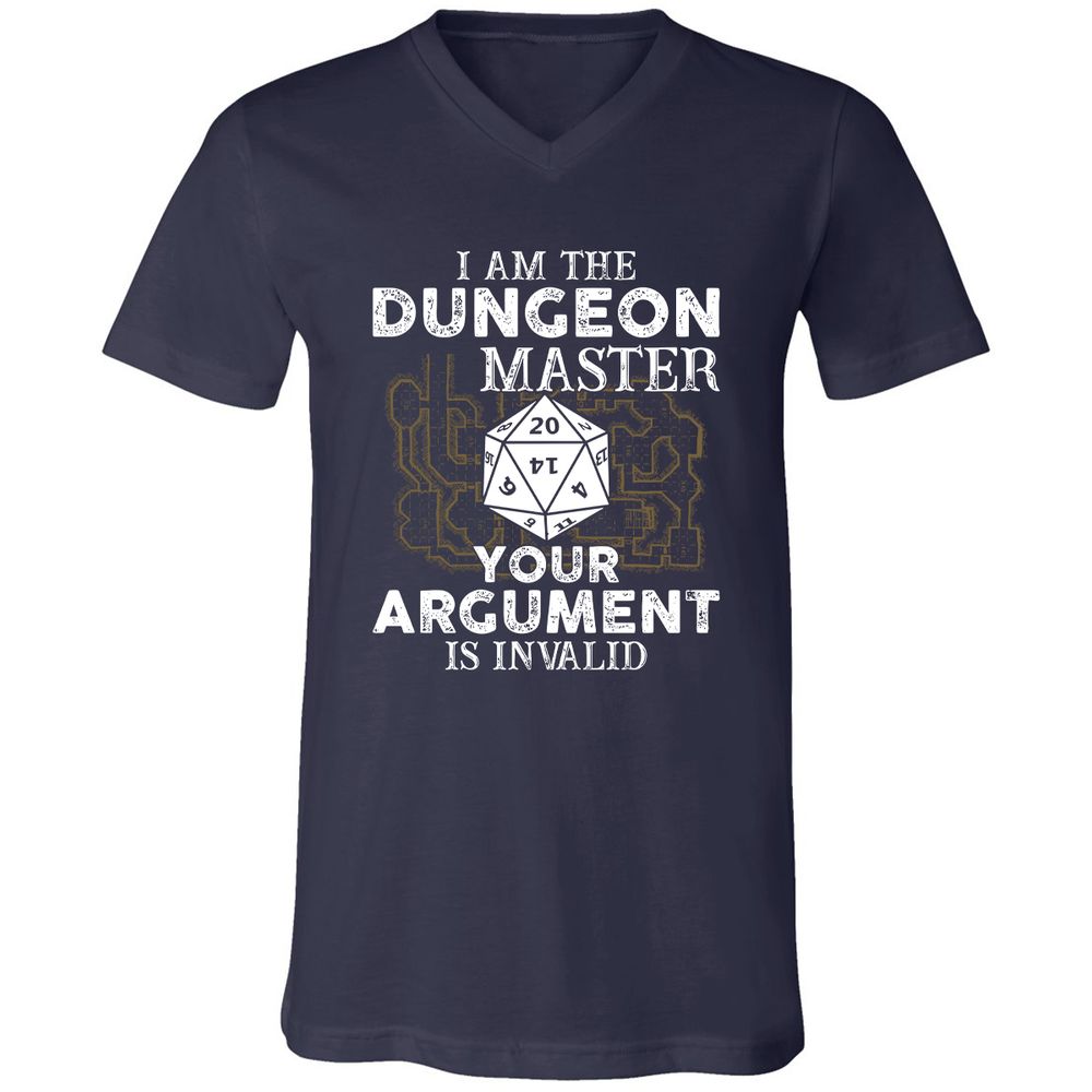 I Am the Dungeon Master – Your Argument Is Invalid - Navy - 2