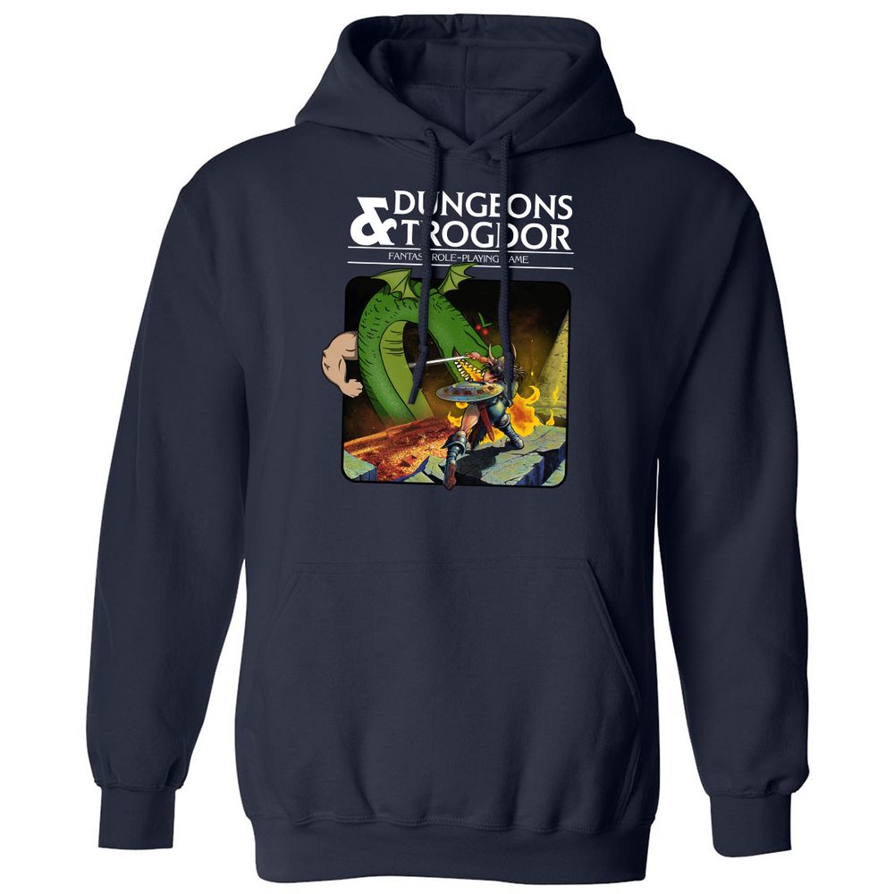 Trogdor Classic Unisex Hoodie - Navy - 2
