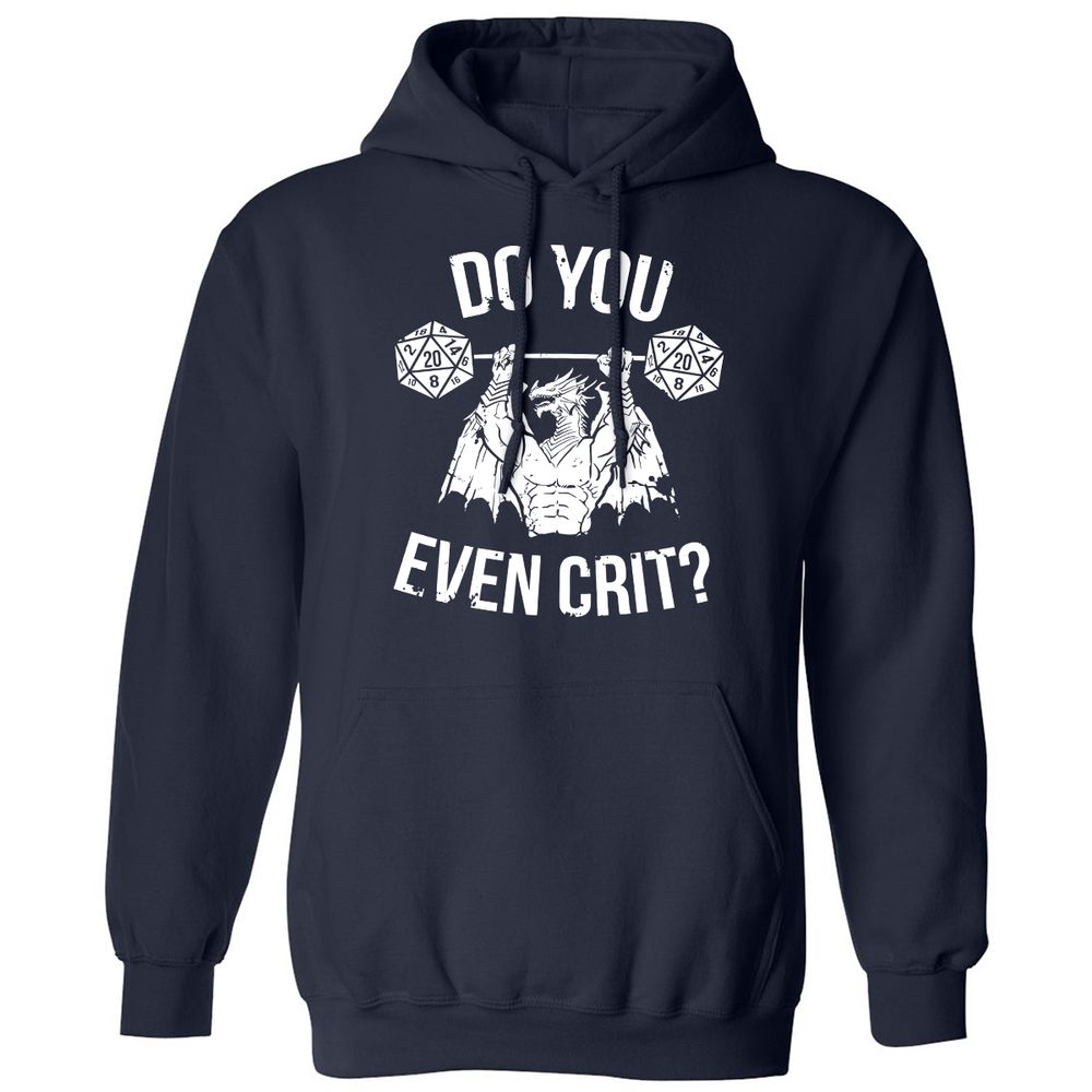 Do You Even Crit Classic Unisex Hoodie - Navy - 2