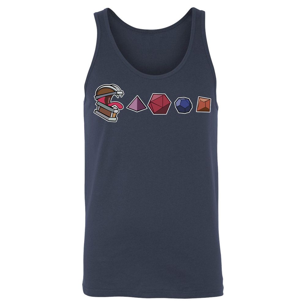 Mimic And Dices Unisex Jersey Tank - Navy - 2