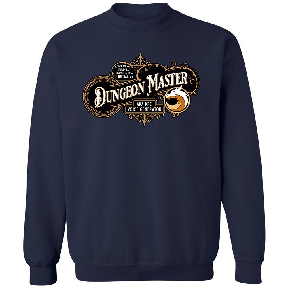 Dungeon Master Classic Unisex Sweatshirt - Navy - 2