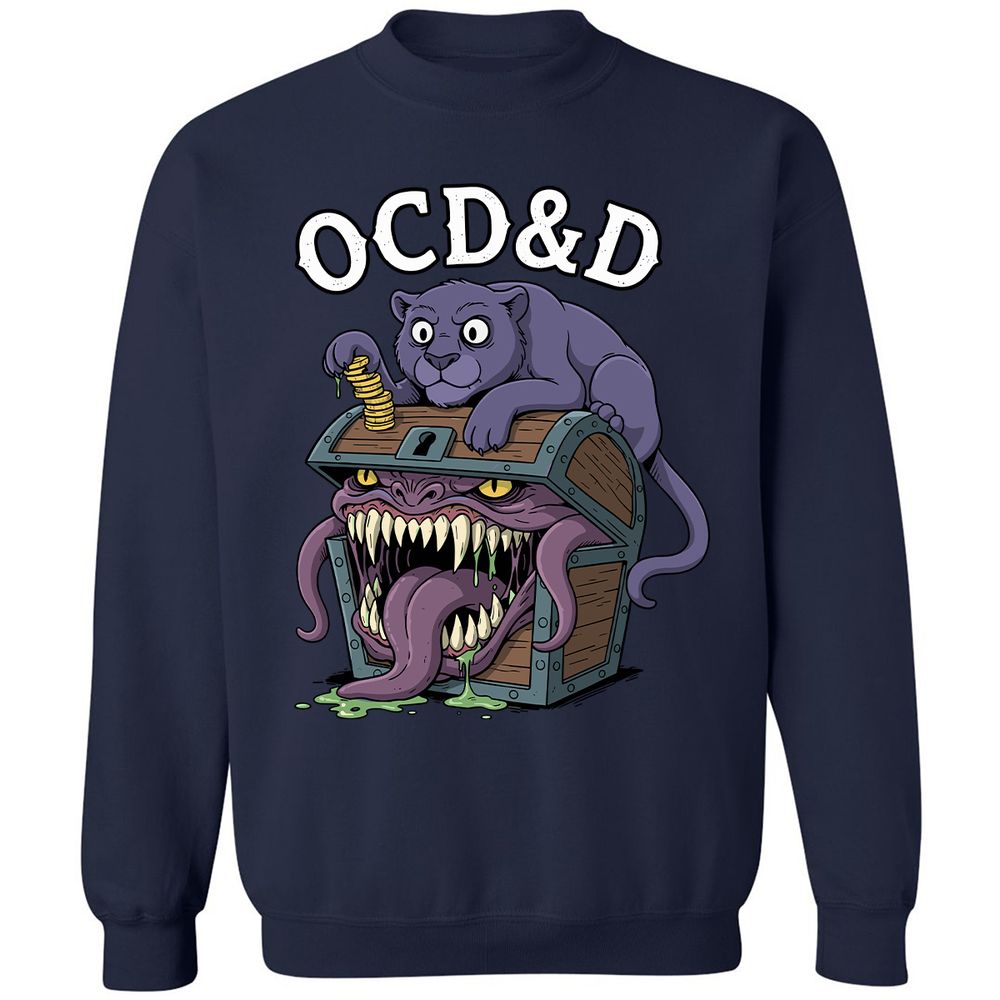 OCD&D Classic Unisex Sweatshirt - Navy - 2