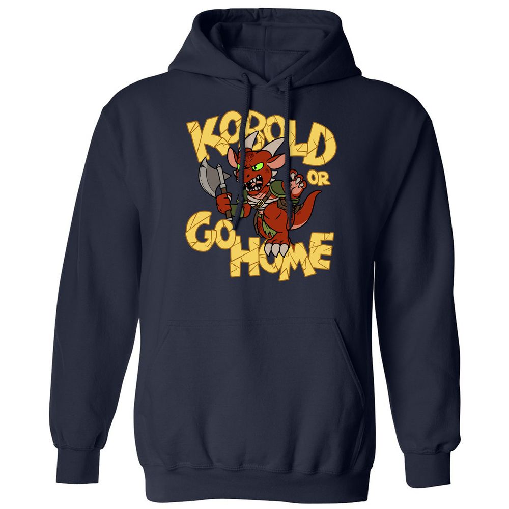 Kobold Or Go Home Classic Unisex Hoodie - Navy - 2