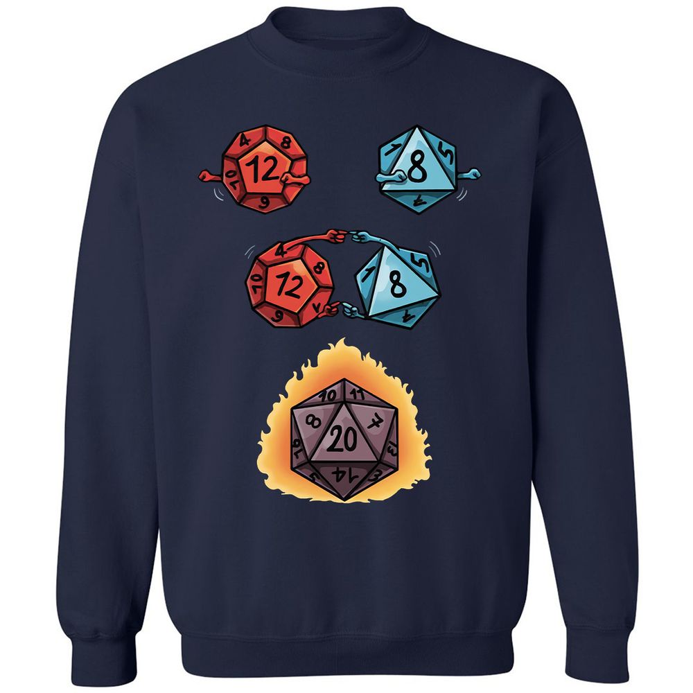 Dice Fusion RPG Classic Unisex Sweatshirt - Navy - 2