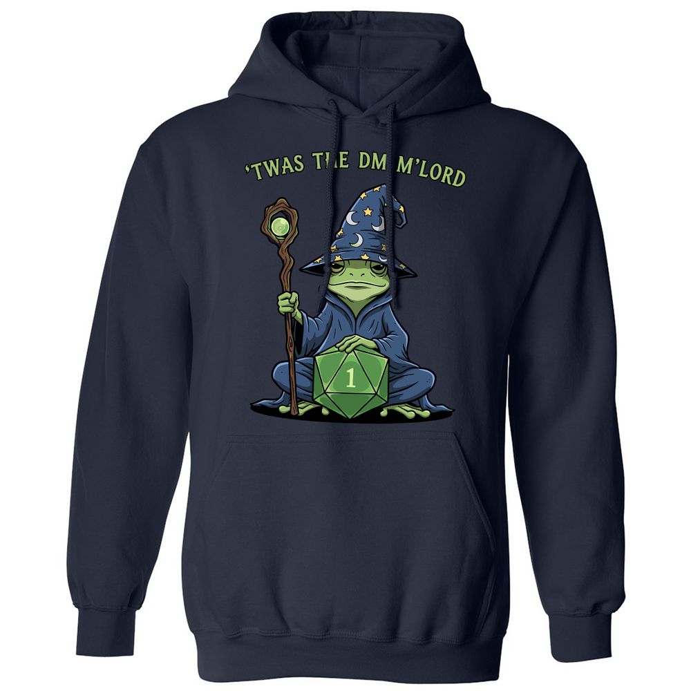 Twas the DM M’lord Classic Unisex Hoodie - Navy - 2