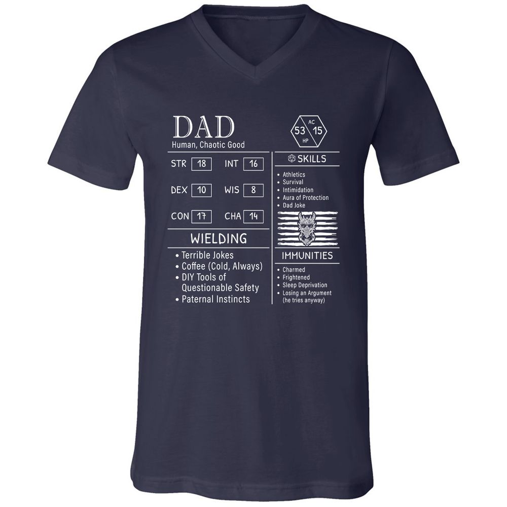 Dad Stats New - Navy - 2