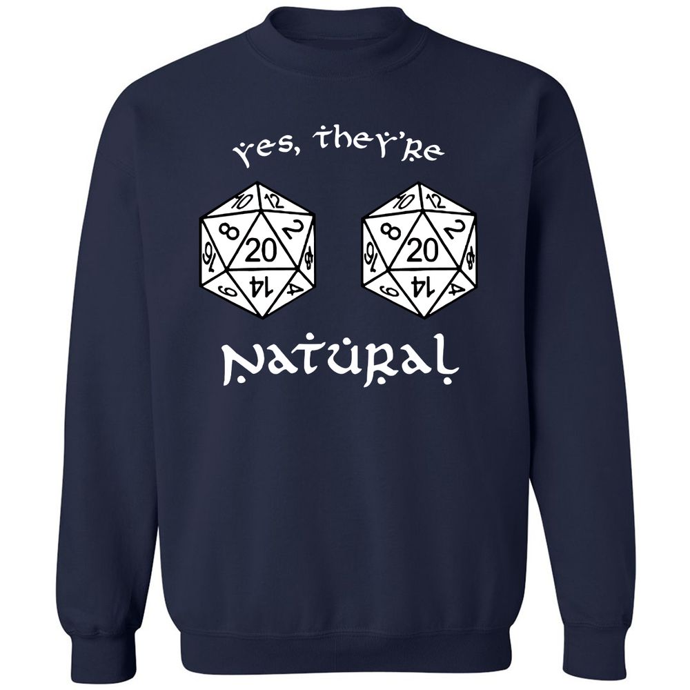 They Are Natural Classic Unisex Sweatshirt - Navy - 2