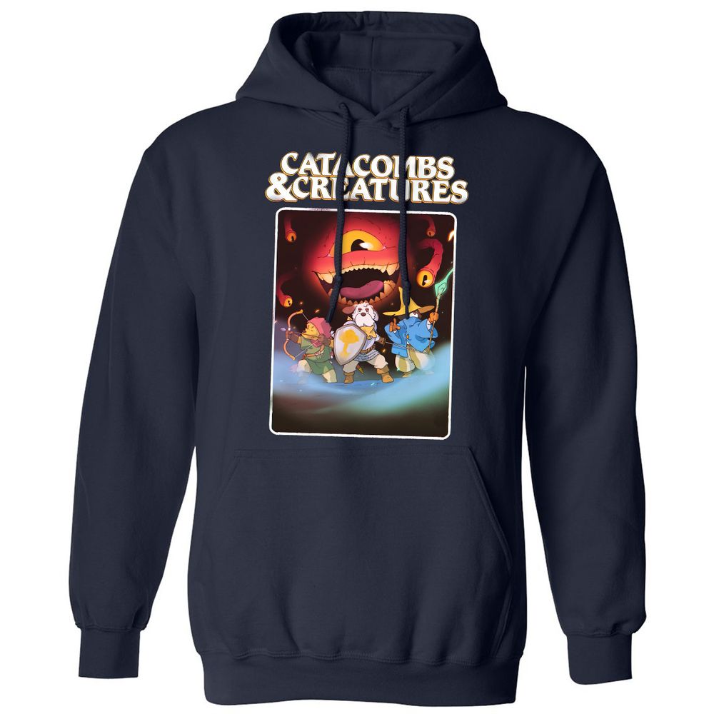 Catacombs & Creatures Classic Unisex Hoodie - Navy - 2