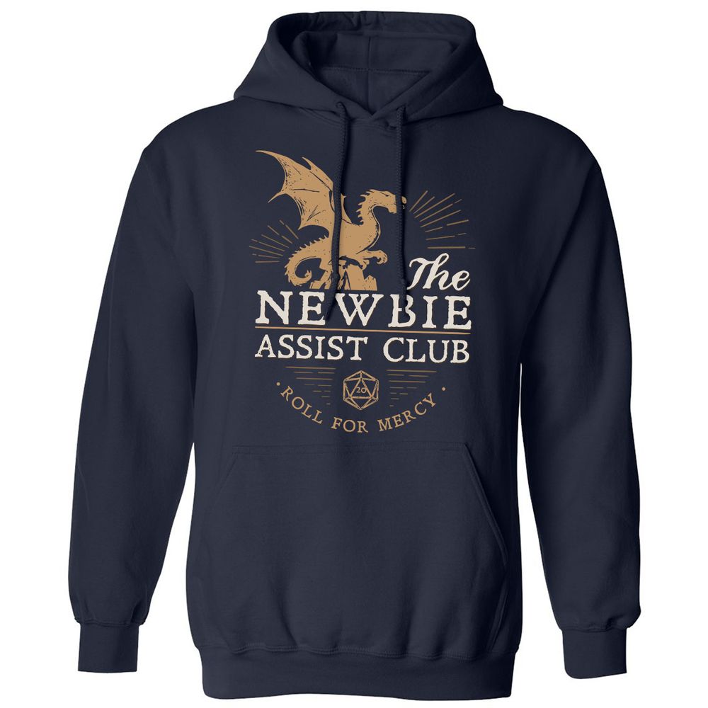 The Newbie Assist Club Classic Unisex Hoodie - Navy - 2