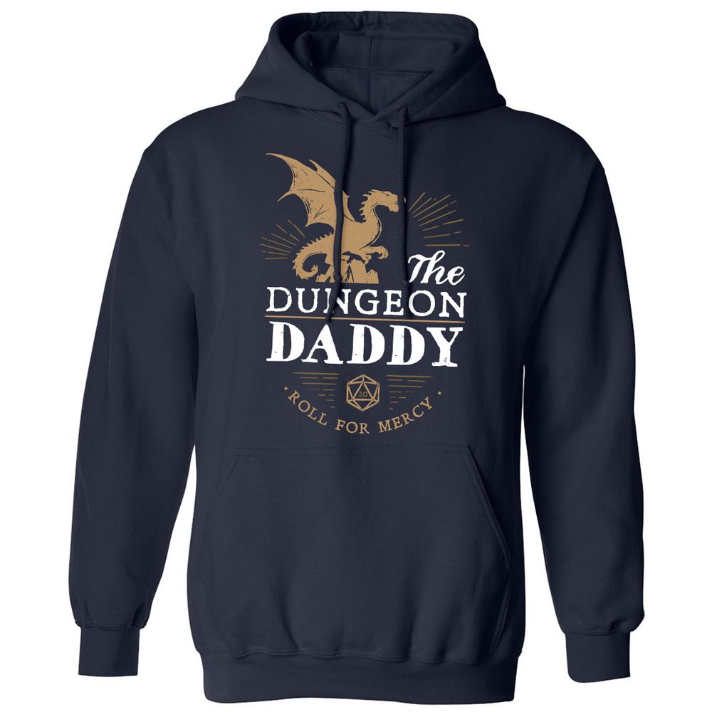Dungeon Daddy Roll For Mercy Classic Unisex Hoodie - Navy - 2