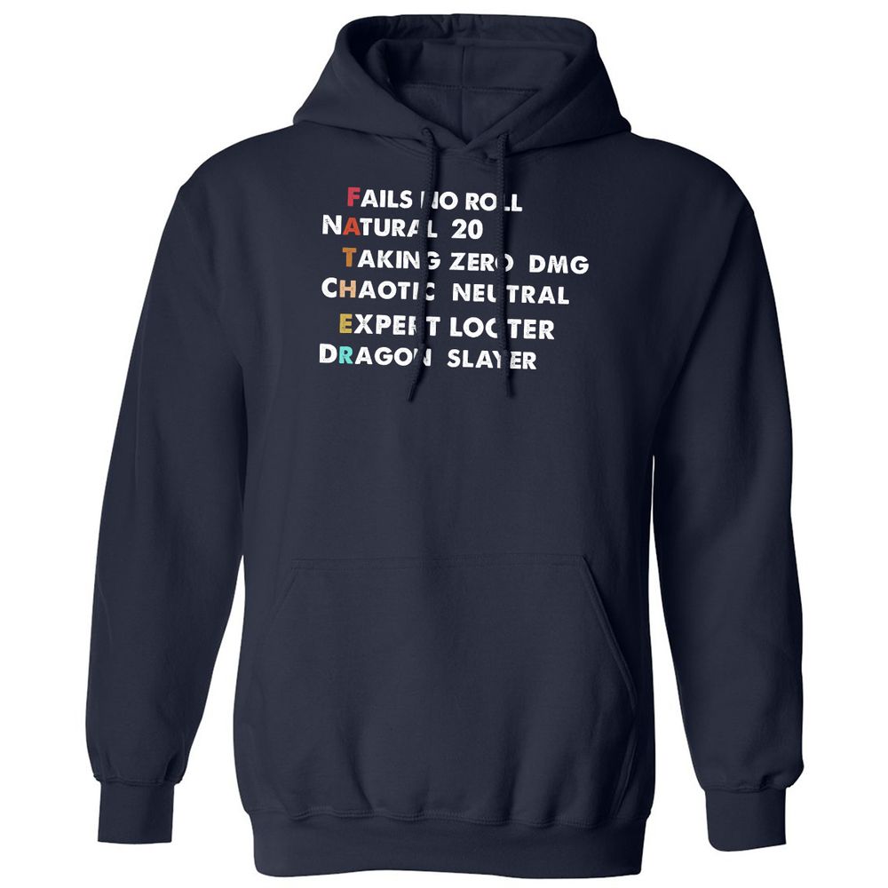 Father D&D Classic Unisex Hoodie - Navy - 2
