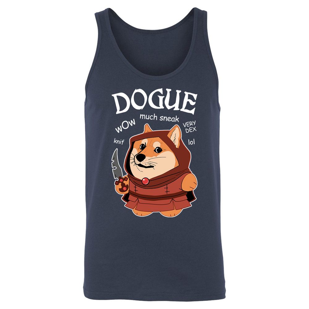 Dogue Class Unisex Jersey Tank - Navy - 2