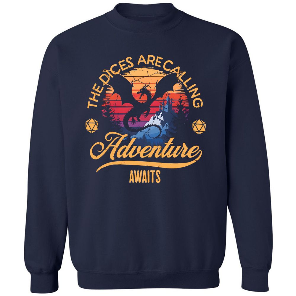 The Dices Are Calling Classic Unisex Sweatshirt - Navy - 2