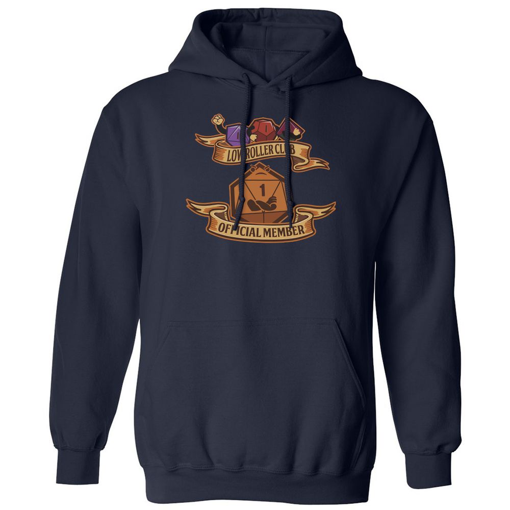 Low Roller Club Classic Unisex Hoodie - Navy - 2