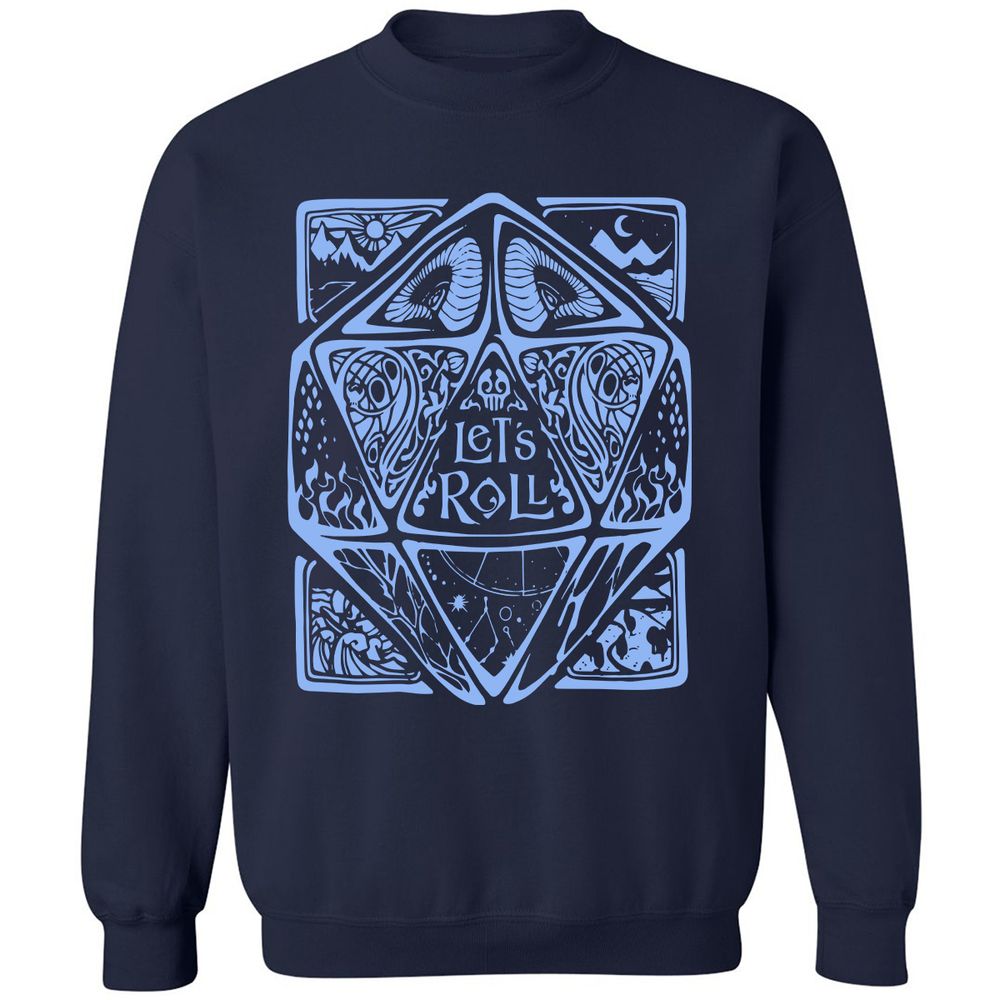 Let's Roll Classic Unisex Sweatshirt - Navy - 2
