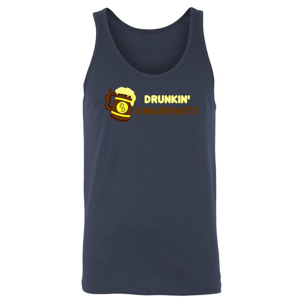 Drunkin' Dwartnuts Unisex Jersey Tank - Navy - 2