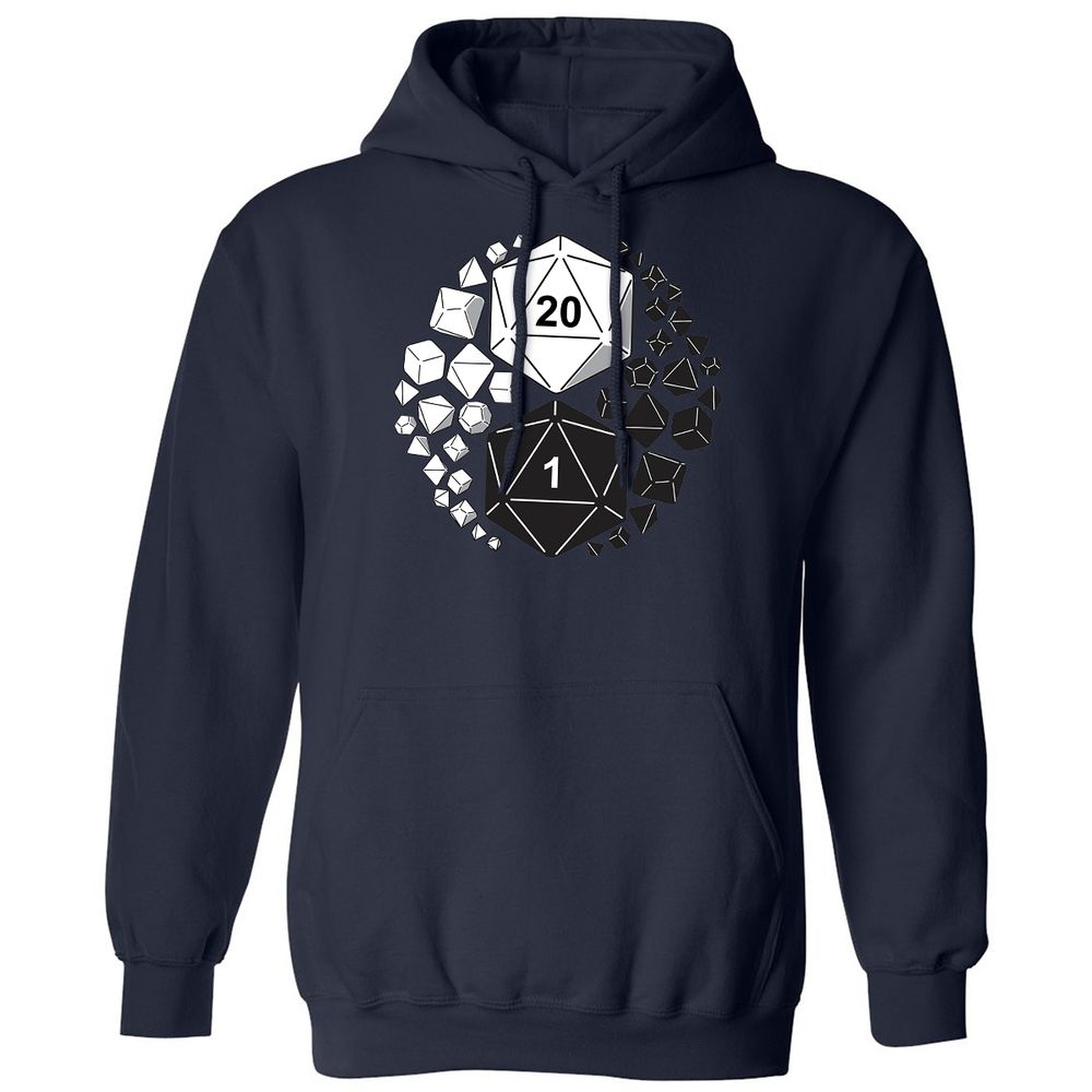 Gaming Yin Yang Classic Unisex Hoodie - Navy - 2