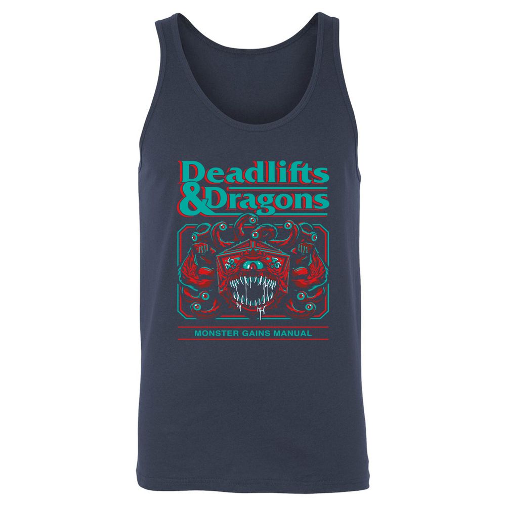 Deadlifts & Dragons Beholder - Navy - 2