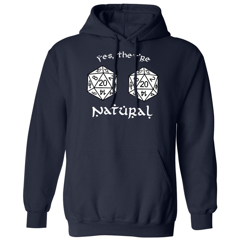 They Are Natural Classic Unisex Hoodie - Navy - 2