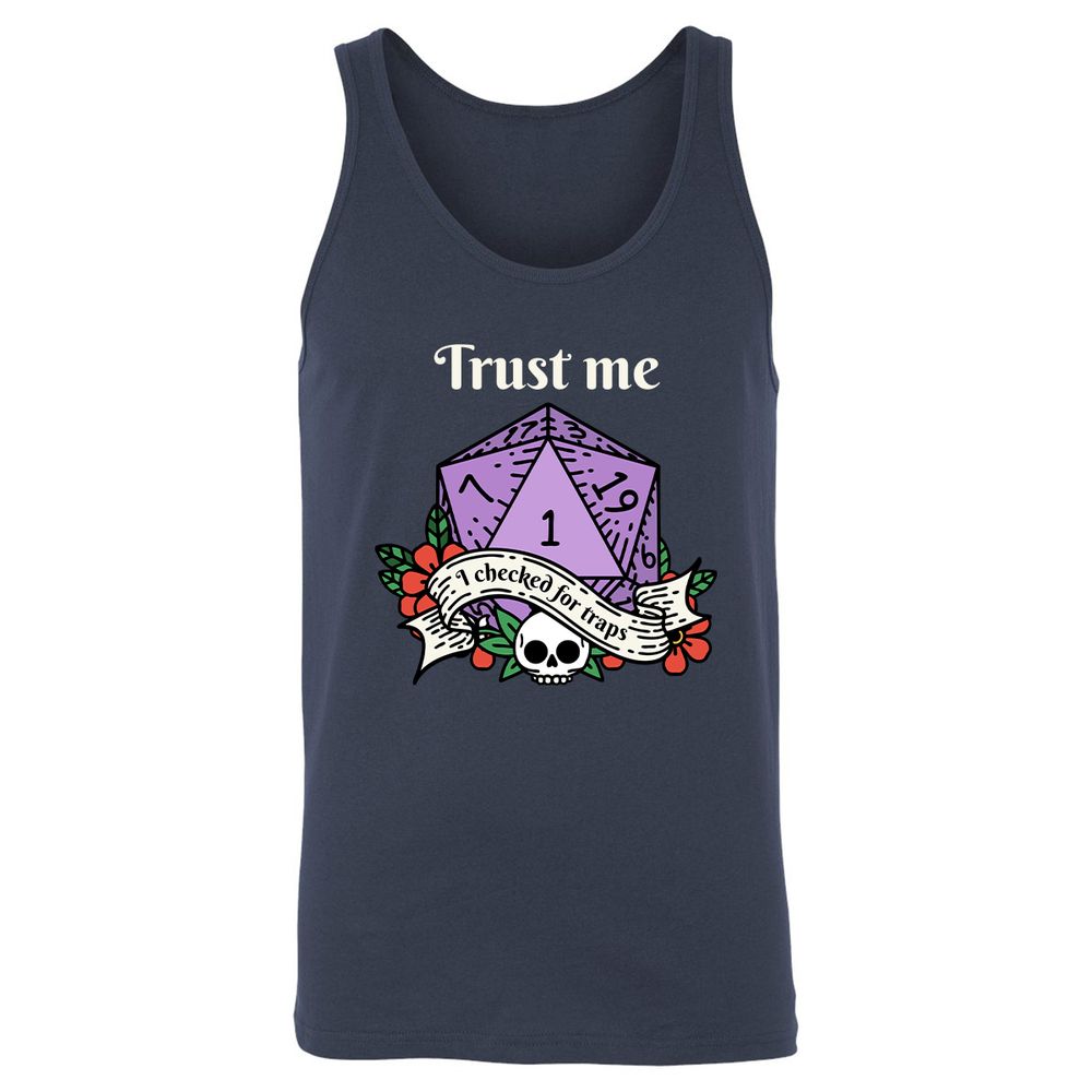 Trust Me I Checked for Traps - Navy - 2