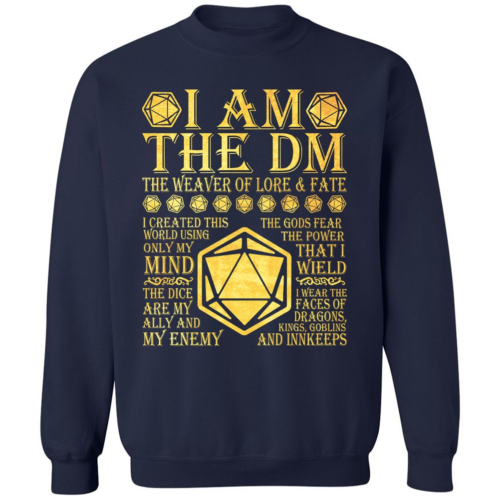 I Am The DM Classic Unisex Sweatshirt - Navy - 2