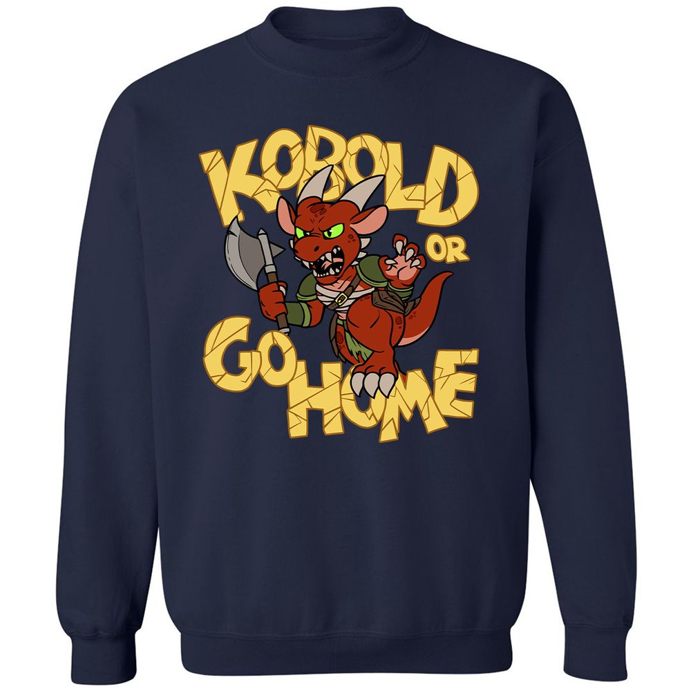 Kobold Or Go Home Classic Unisex Sweatshirt - Navy - 2