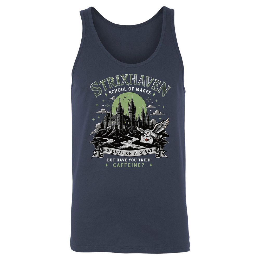 Strixhaven - School Of Mages Unisex Jersey Tank - Navy - 2
