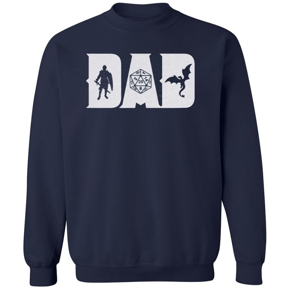 Dad Fathers Day Classic Unisex Sweatshirt - Navy - 2