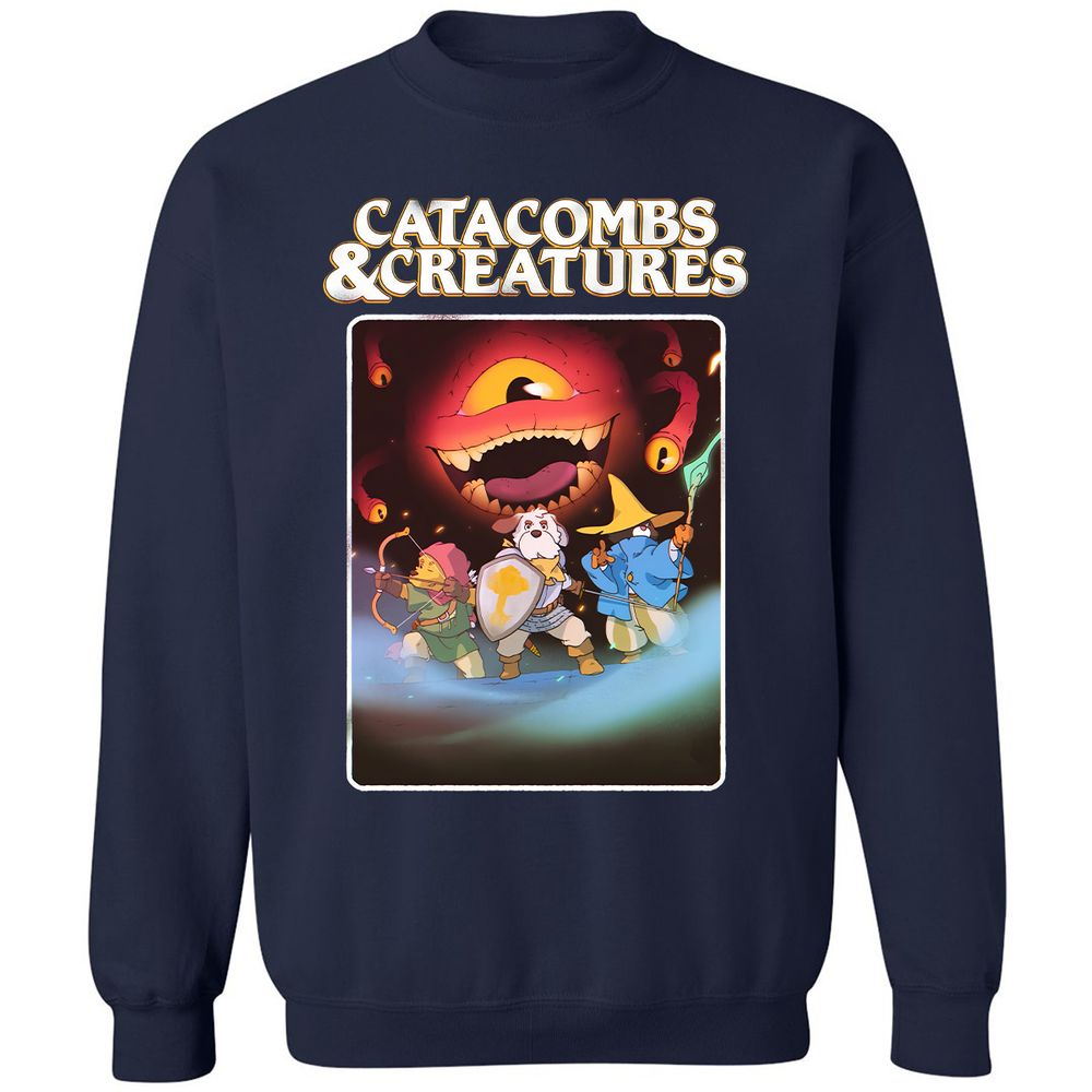 Catacombs & Creatures Classic Unisex Sweatshirt - Navy - 2