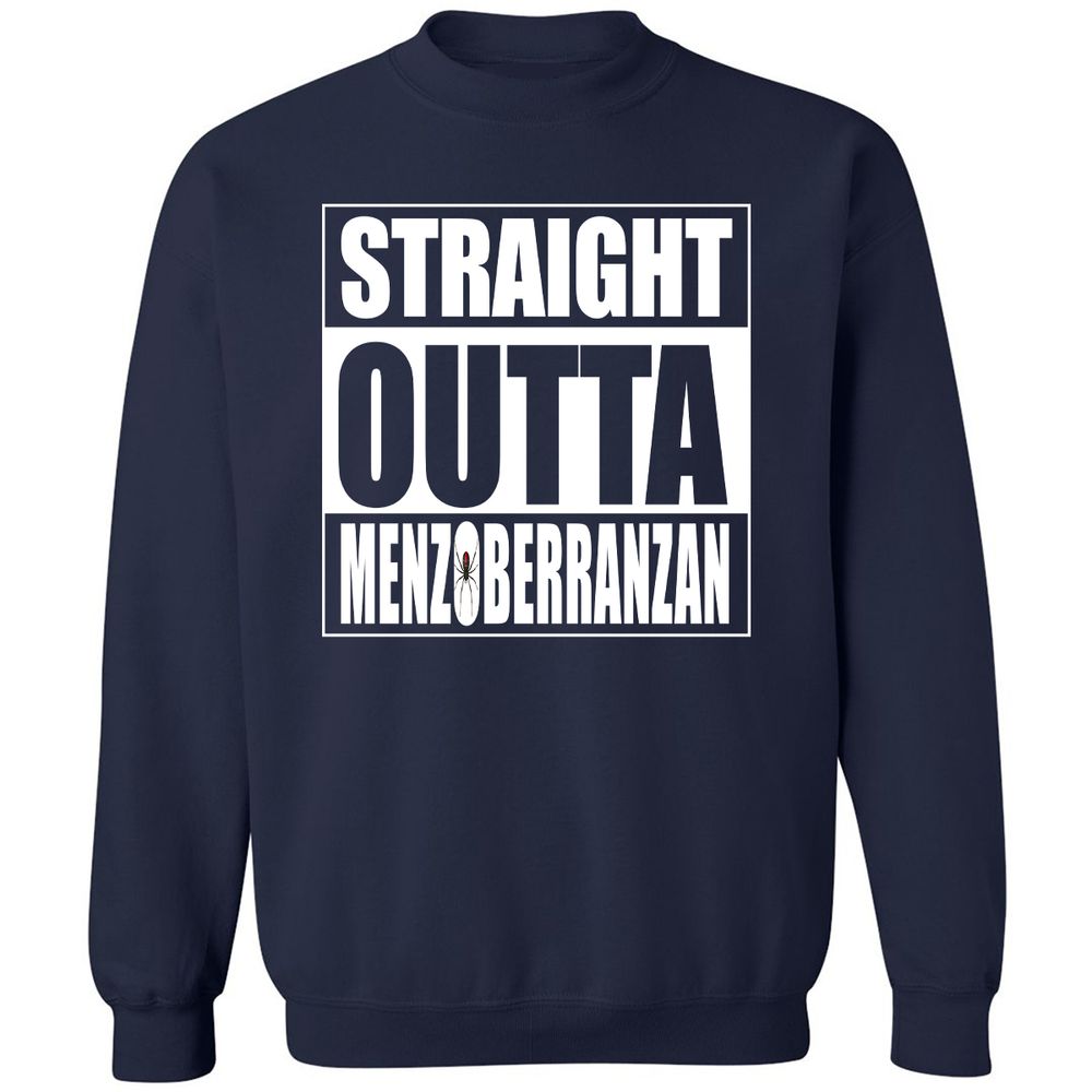 Straight Outta Menzoberranzan Classic Unisex Sweatshirt - Navy - 2