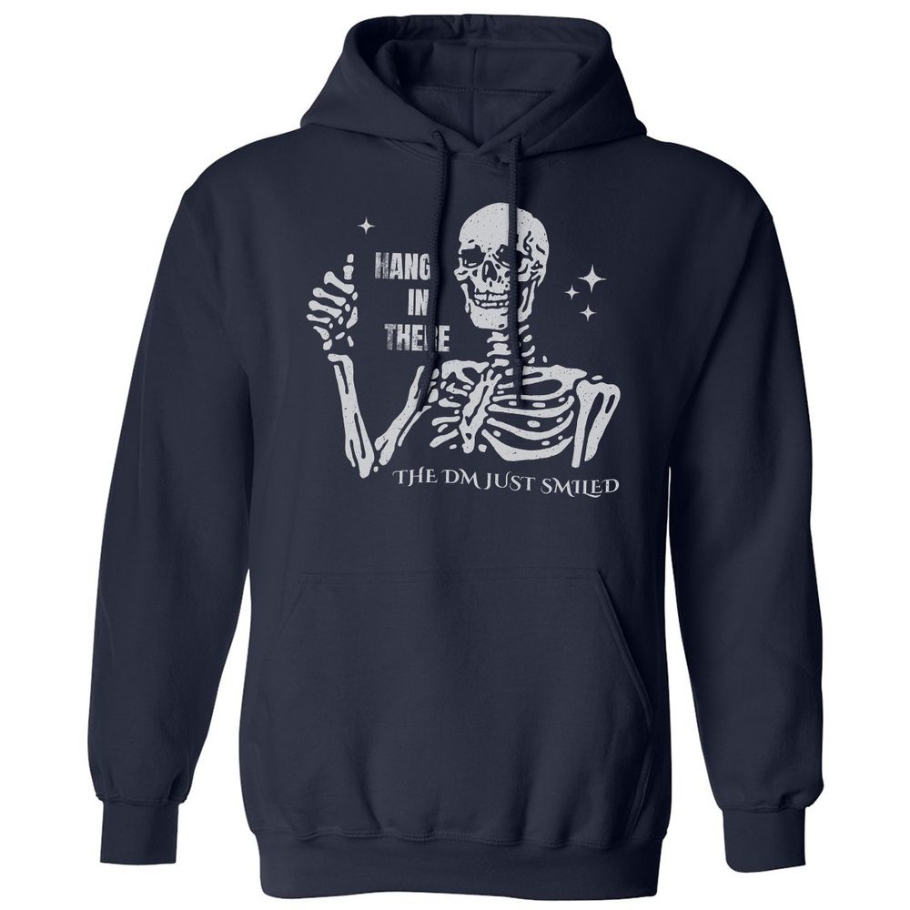Hang In There – The DM Just Smiled Skeleton - Navy - 2