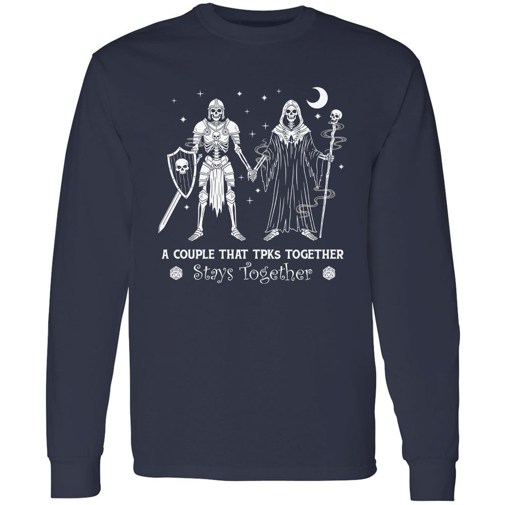 TPK Love – Skeleton Couple - Navy - 2