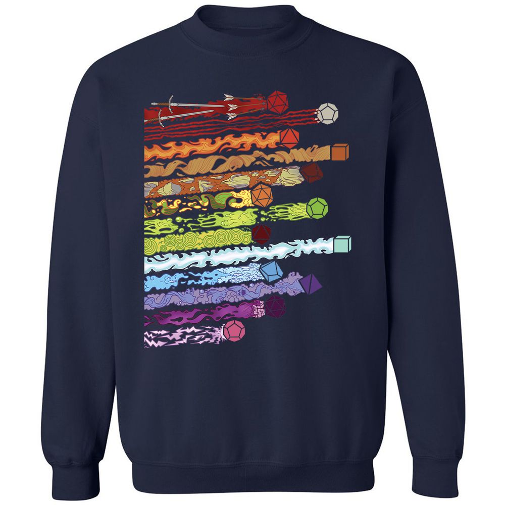 Damage Dices Classic Unisex Sweatshirt - Navy - 2