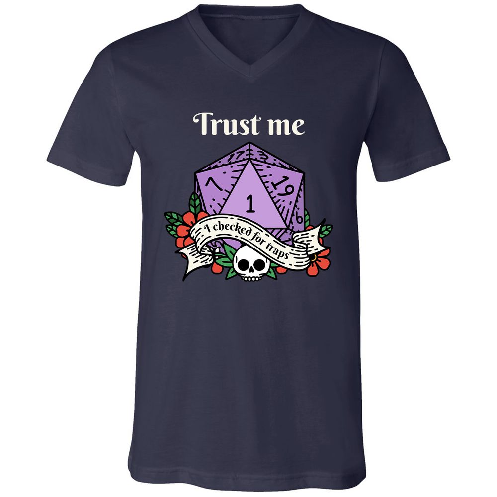 Trust Me I Checked for Traps - Navy - 2