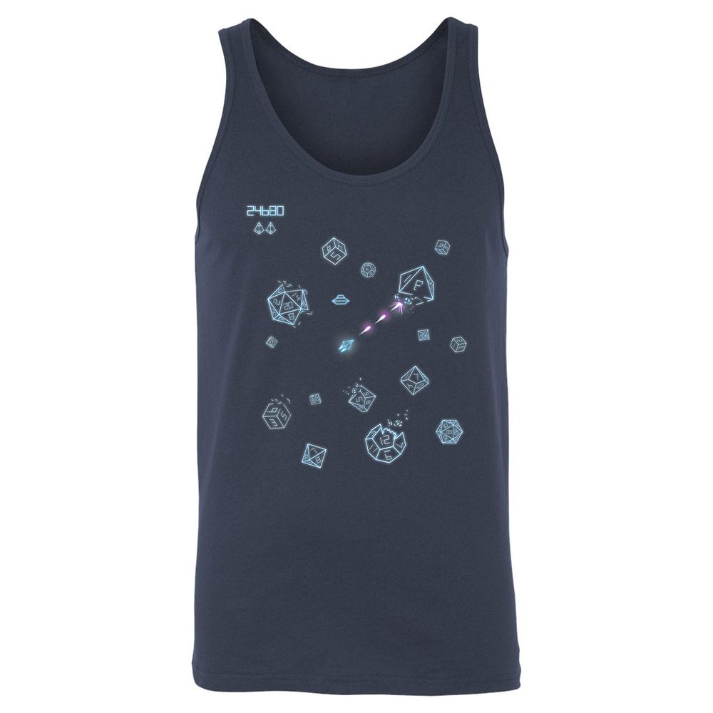 The Dices Game Unisex Jersey Tank - Navy - 2